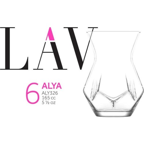Lav Alya Tea Glass 6pcs Alihome
